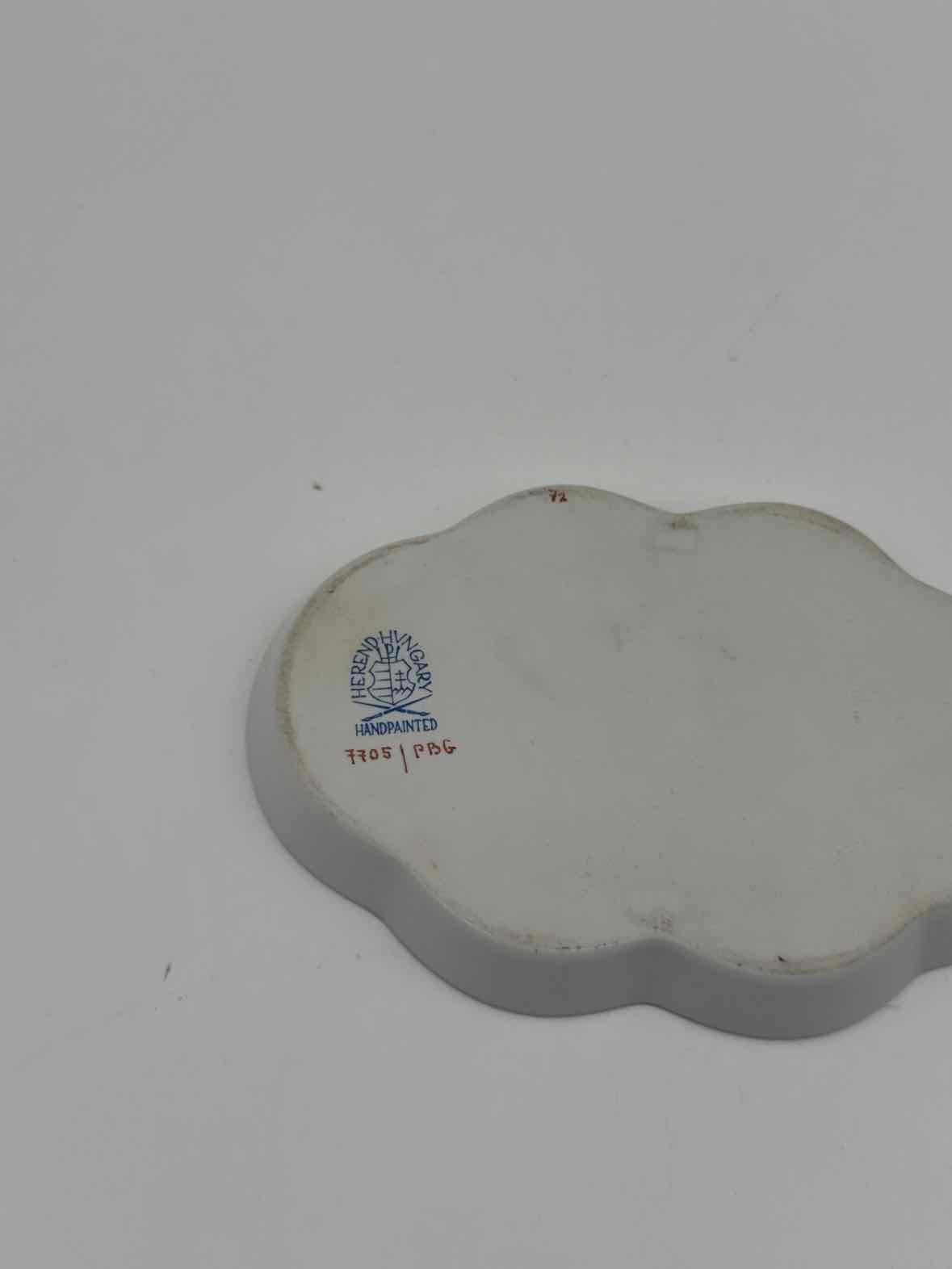 Herend "Blue Garland" Trinket Dish