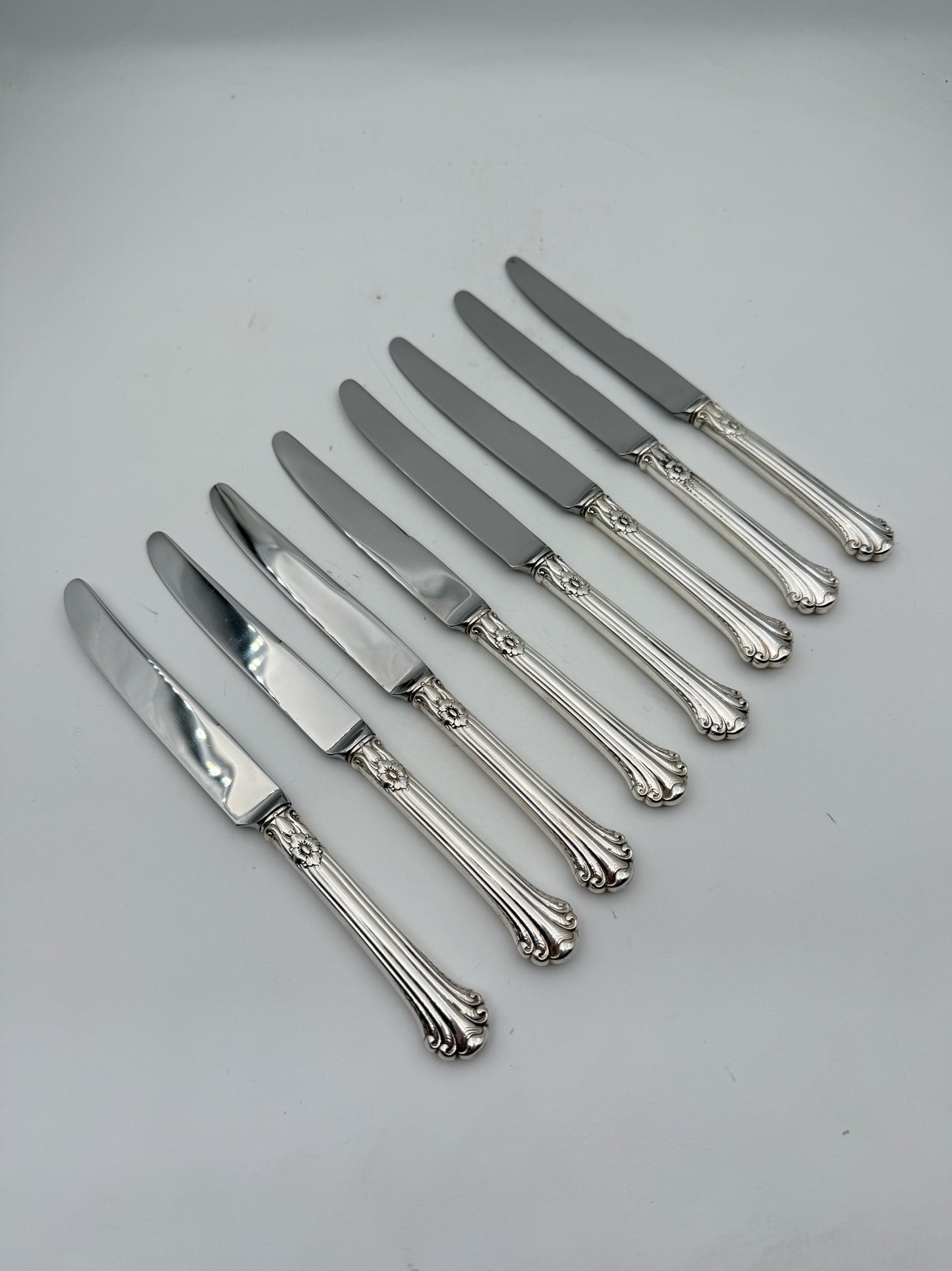 Towle "Silver Plume" Sterling Flatware Set With Box- 40 Pieces