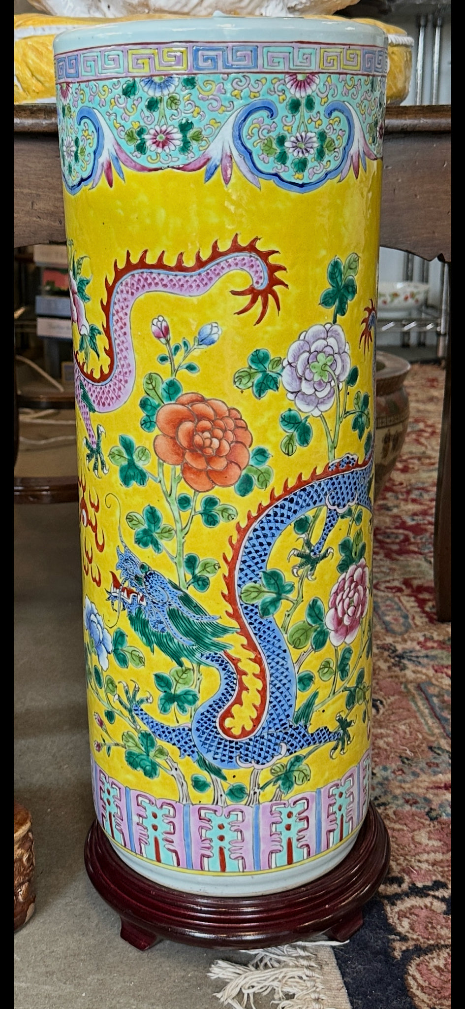 Porcelain Umbrella Stand - In Store Pick Up Only