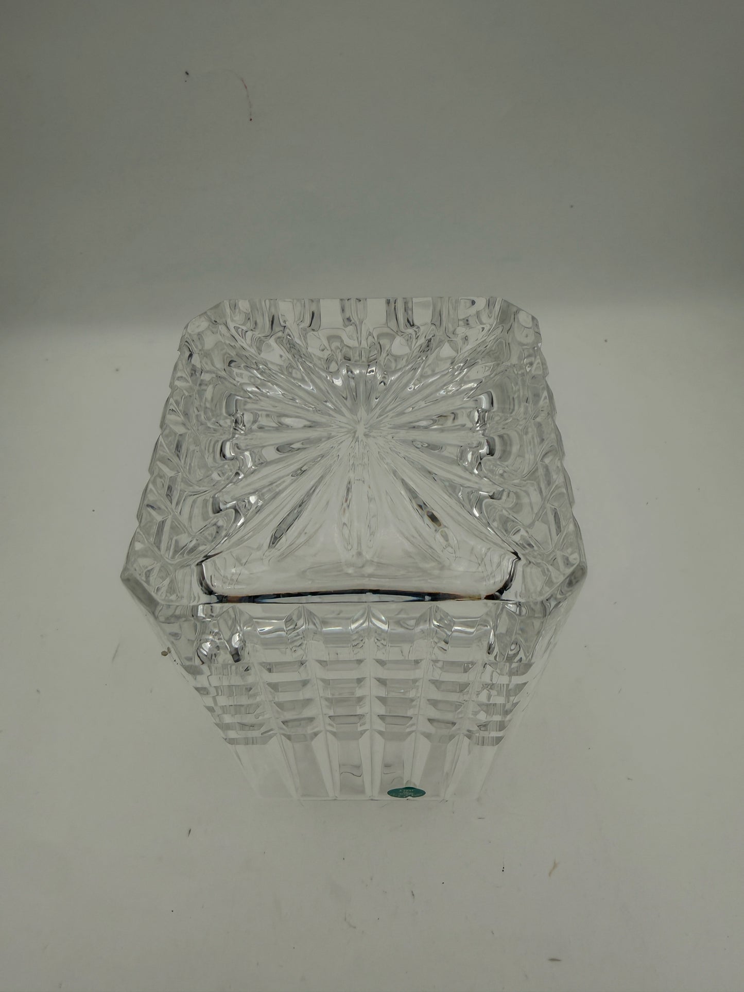 Tiffany Clear Crystal Decanter Made In Italy