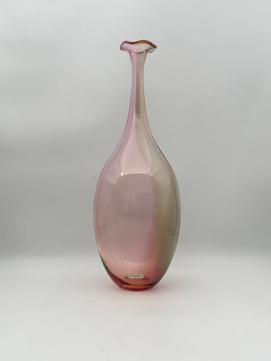 Kosta Boda "Fidji" Art Glass Vase By Kjell Engman
