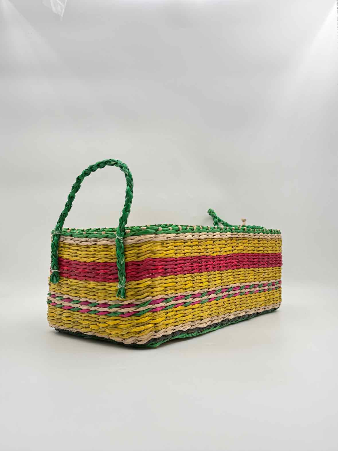 Seagrass Basket with Handles Made in Vietnam Woven Storage