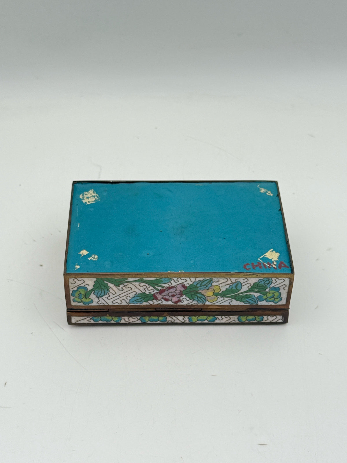 Cloissone Jewelry Or Trinket Box