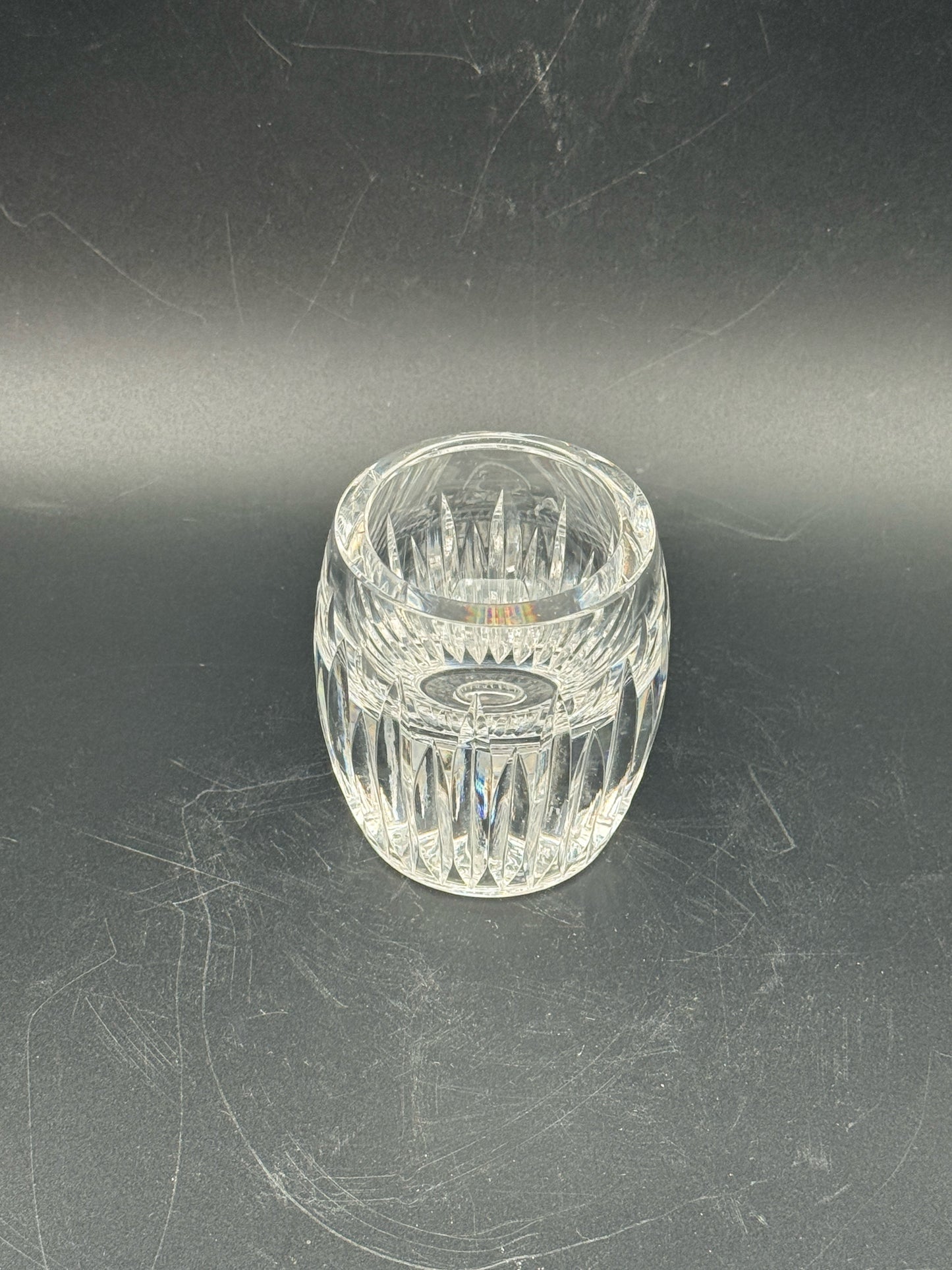 Pair Of Waterford Lismore Votive Holders