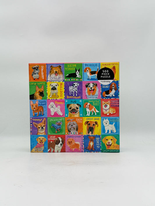 Mudpuppy Pawsome Portraits 500 Piece Puzzle