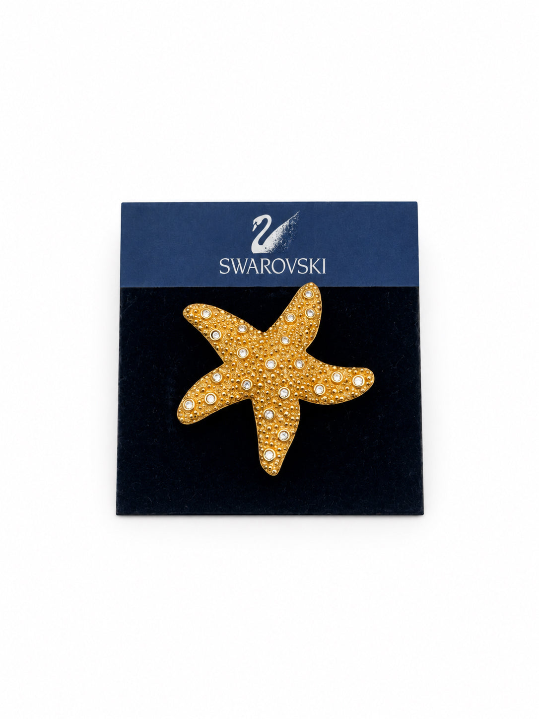 Swarovski Crystal Starfish Brooch