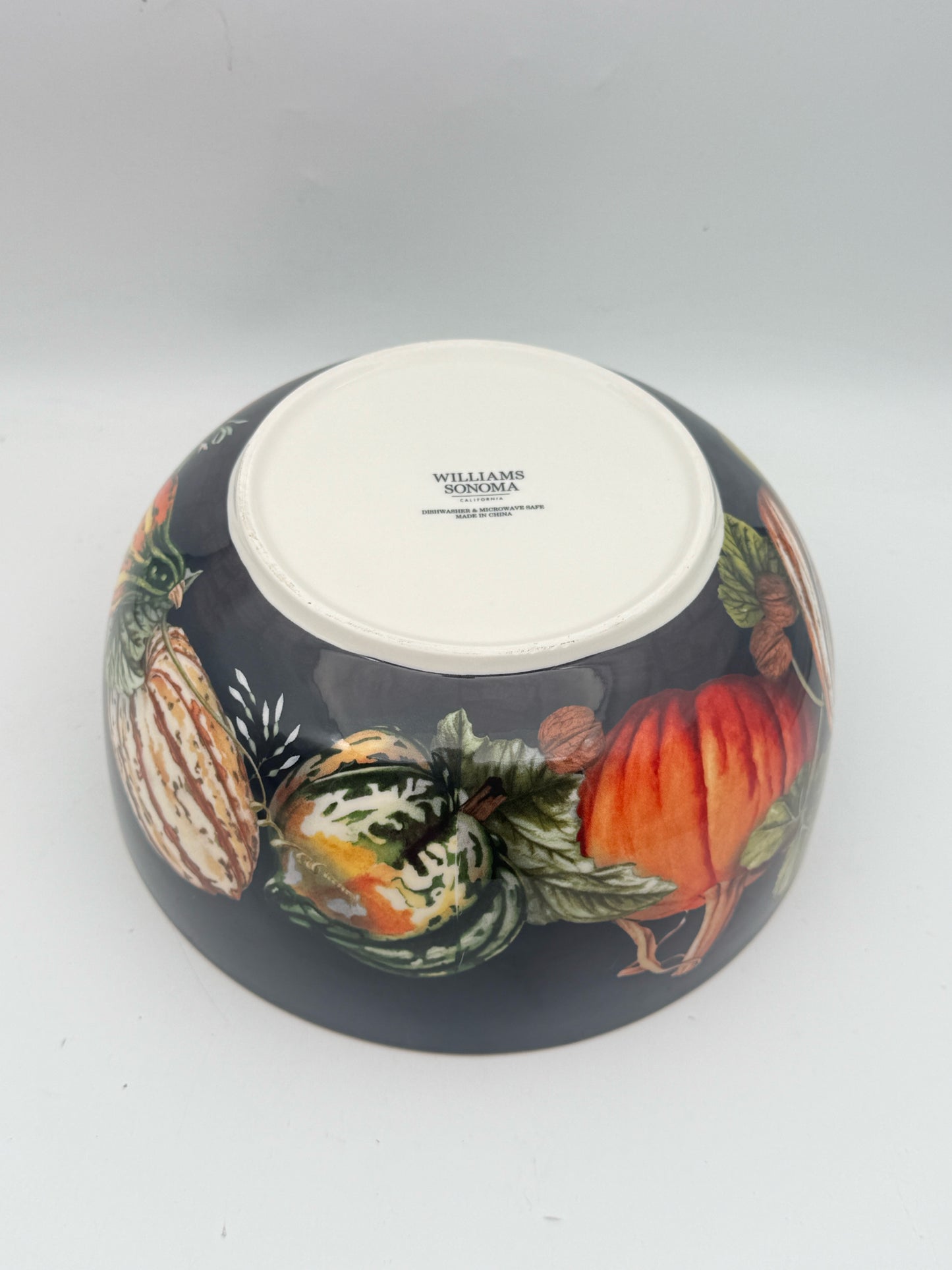 Williams Sonoma Harvest Pumpkin Bowl