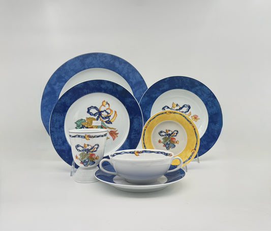 Bernardaud "Borghese"- 42 Pieces Of Placesettings And Servingware