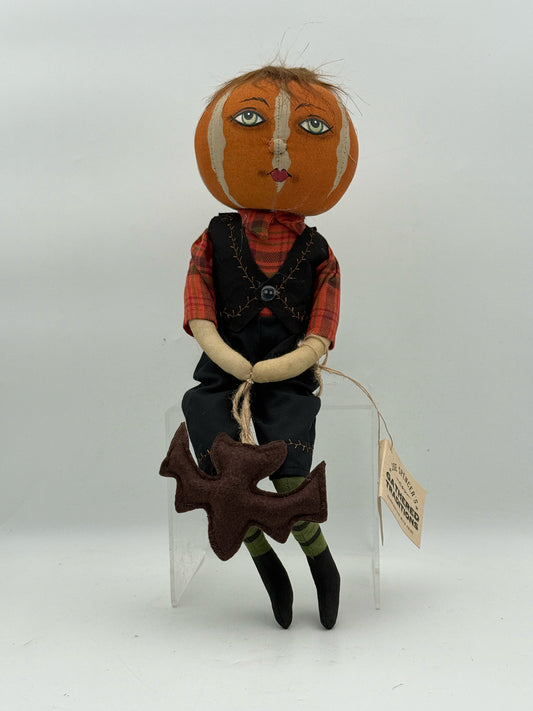 Joe Spencer "Nevin" Pumpkin Head Doll