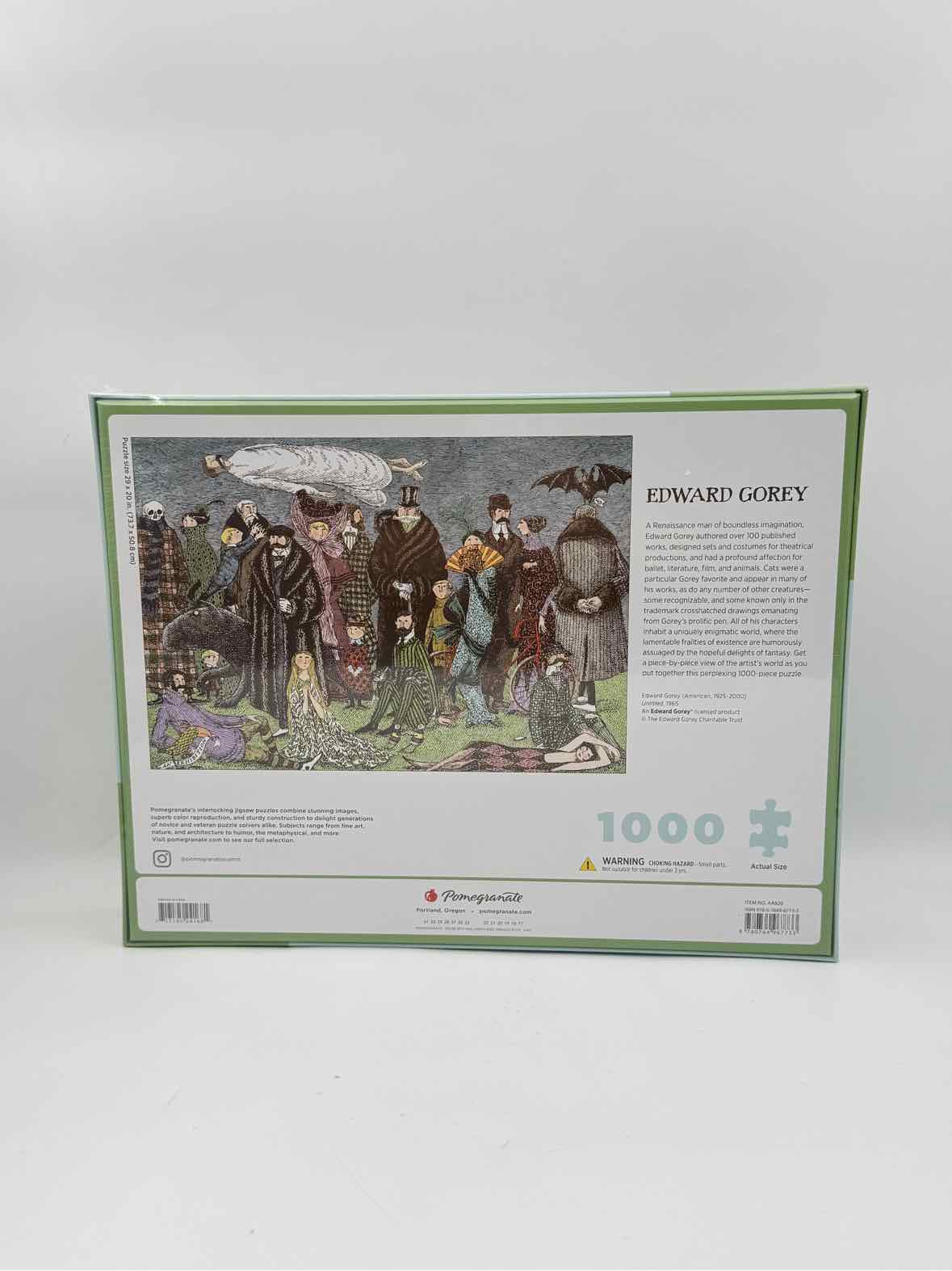 Edward Gorey "Untitled" 1000 Piece Puzzld