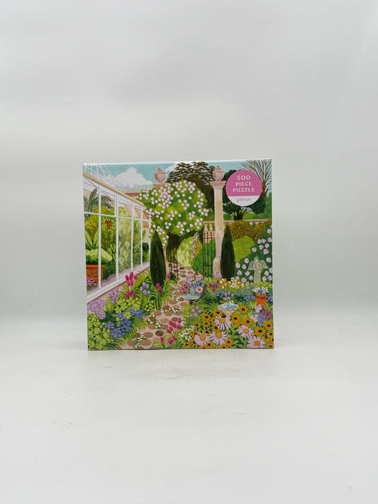 Galison Evergreen Gardens 500 Piece Puzzle
