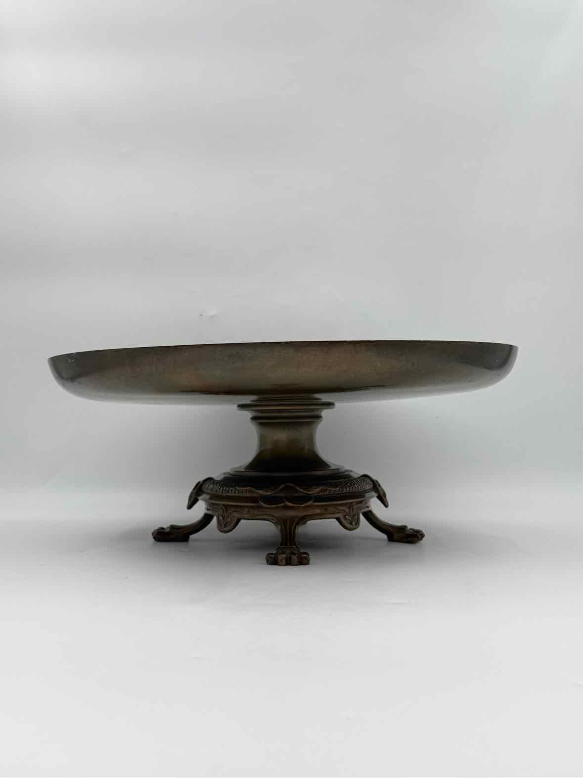 Antique Bronze Tazza With Clodion Inspired Relief
