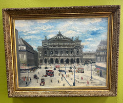 John Morris – Paris Opera House, L’Opéra de Paris, Oil on Canvas