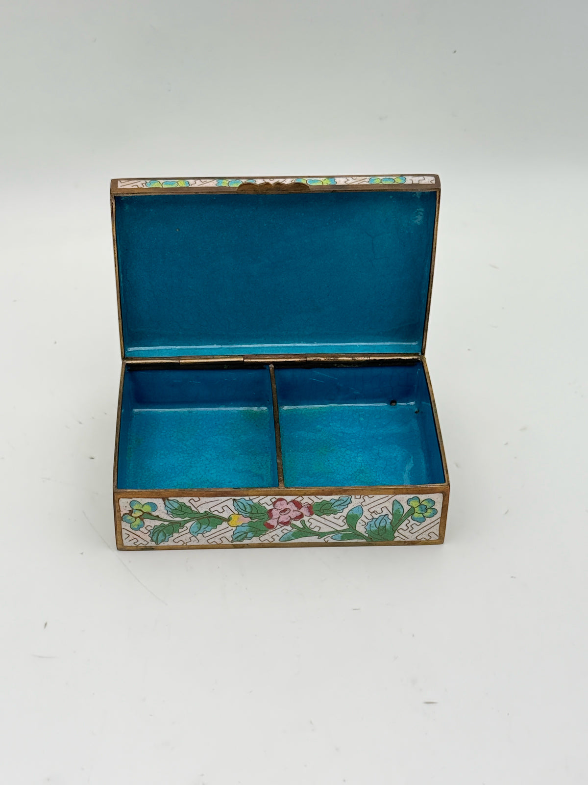 Cloissone Jewelry Or Trinket Box