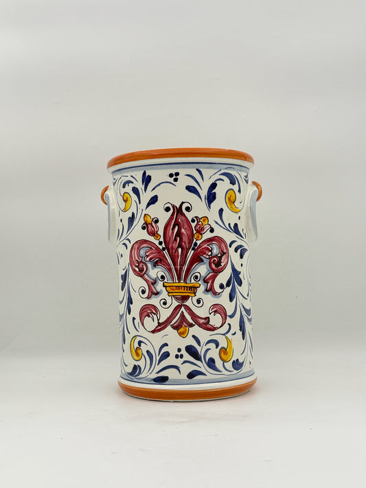 Intrada Handpainted Kitchen Utensil Holder Made In Italy