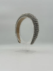 Silver Beaded Headband