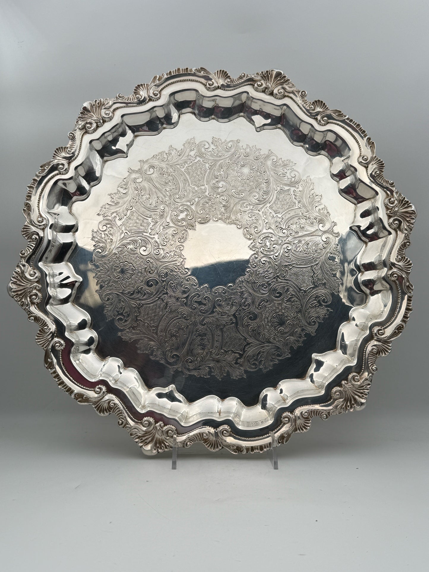 Wallace "Chippendale" Silverplate Serving Tray