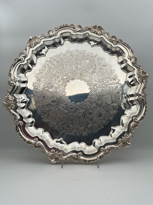Wallace "Chippendale" Silverplate Serving Tray